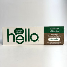 Hello Naturally Whitening Farm Grown Mint And Coconut Oil Fluoride Toothpaste