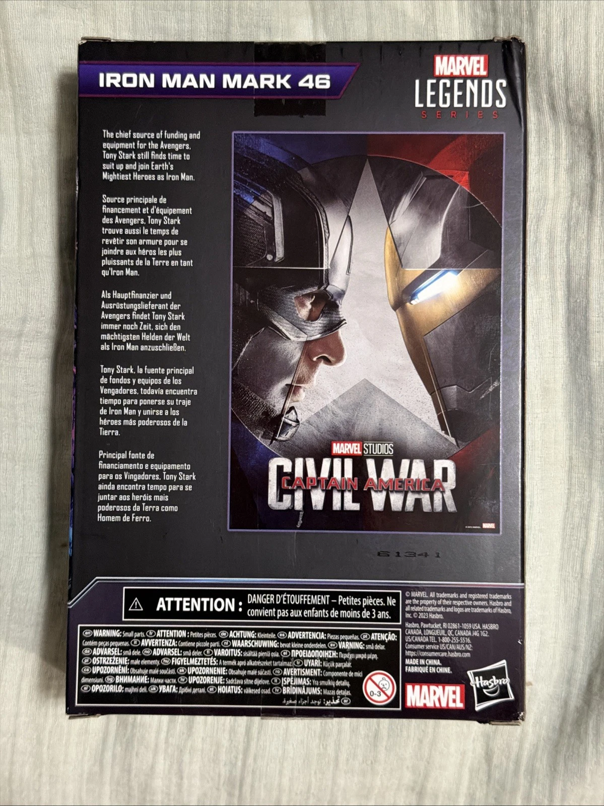 Marvel Legends - The Infinity Saga - Iron Man Mark 46 Civil War - Action Figure image 2