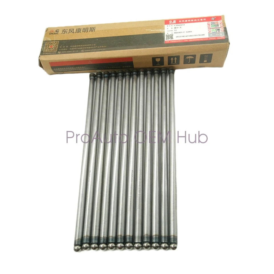 For DODGE RAM 2500 3500 PICKUP 1998-2010 6.7L 12 pcs OEM Cummins Push Rods Valve Foto 4 de 4