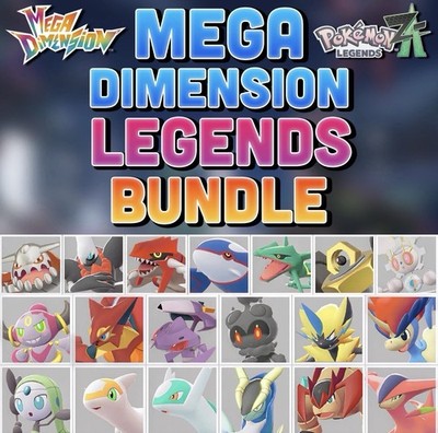 Pokemon Legenden Z-A | ZA | Z A   ALLE 19 MEGA DIMENSION LEGENDS  BATTLE READY 