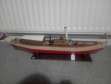 Live Steam Rc Boat approx 82cm.
