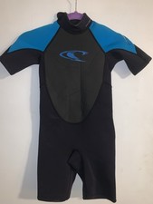 Combinaison à ressorts zippée dos manches courtes O'Neill Reactor II 2mm - Bleu/Noir JEUNESSE 8