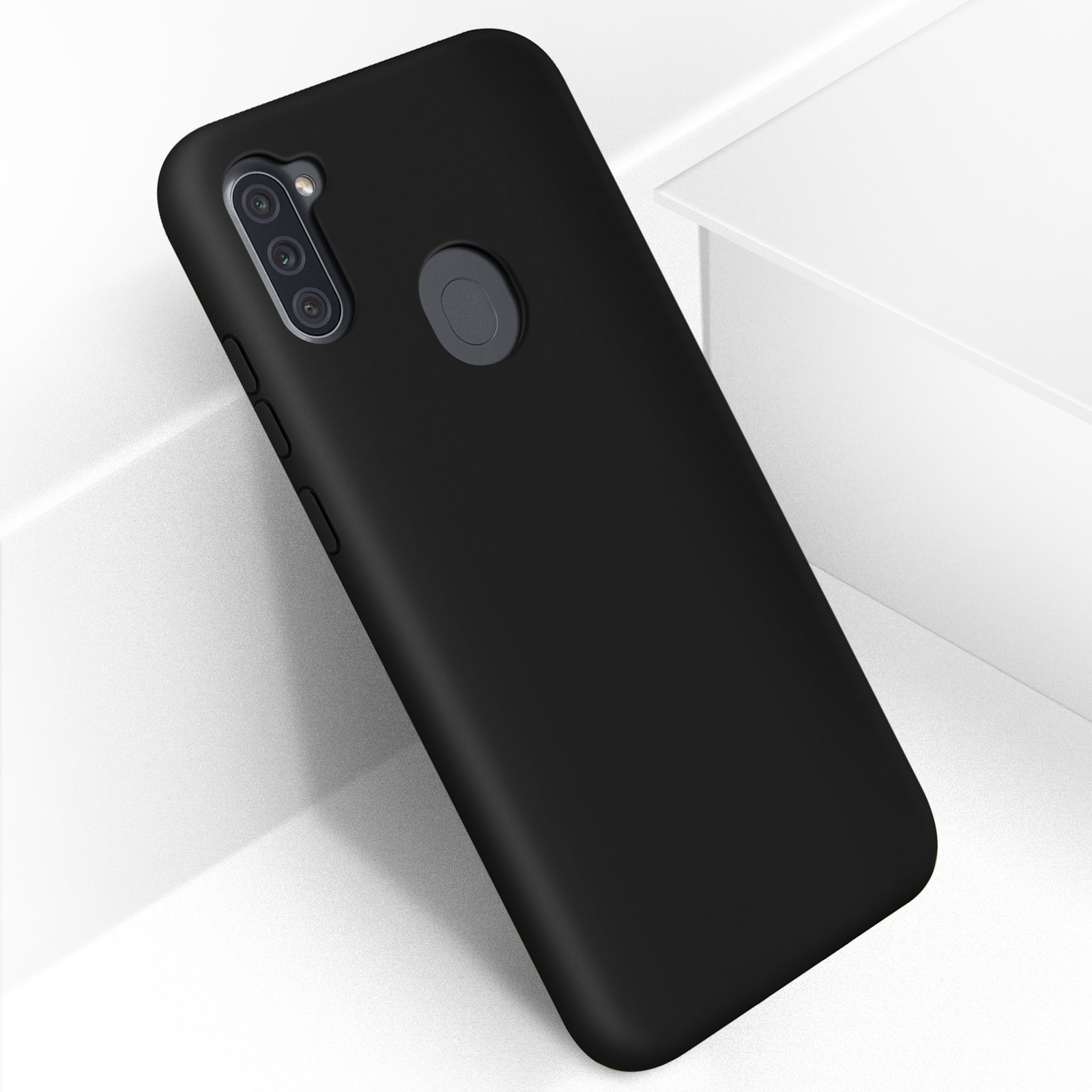 Housse silicone Galaxy A11 noir coque semi-rigide Samsung M11