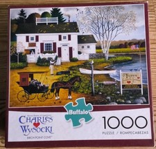 Buffalo Charles Wysocki Brich Pointe Cove 1000 Pc Jigsaw Puzzle Complete
