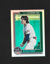 2022 Panini Stars & Stripes USA Baseball Michael Torres Longevity Blue Holo /60