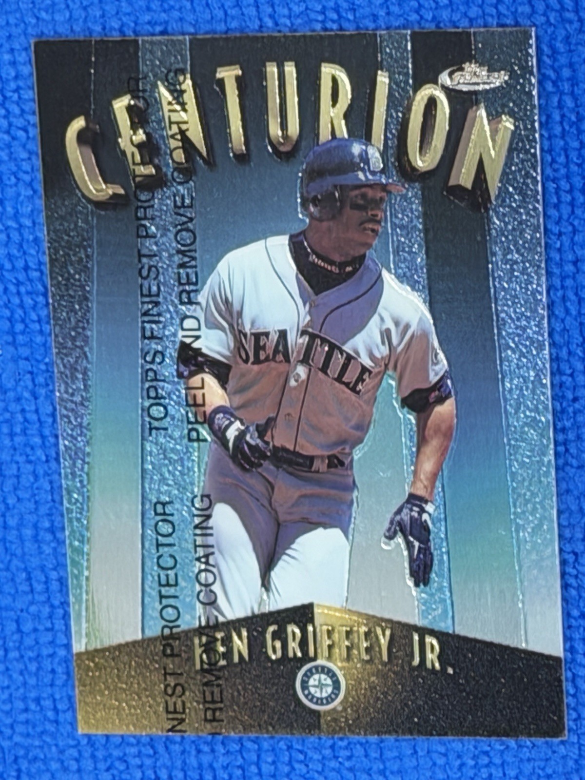 1998 Topps Finest - Centurions Ken Griffey Jr #C5 Serial 249/500 With Coating!