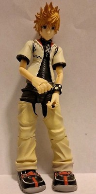 Play Arts Kai Roxas Kingdom Hearts II Action Figure ONLY No Accessories 