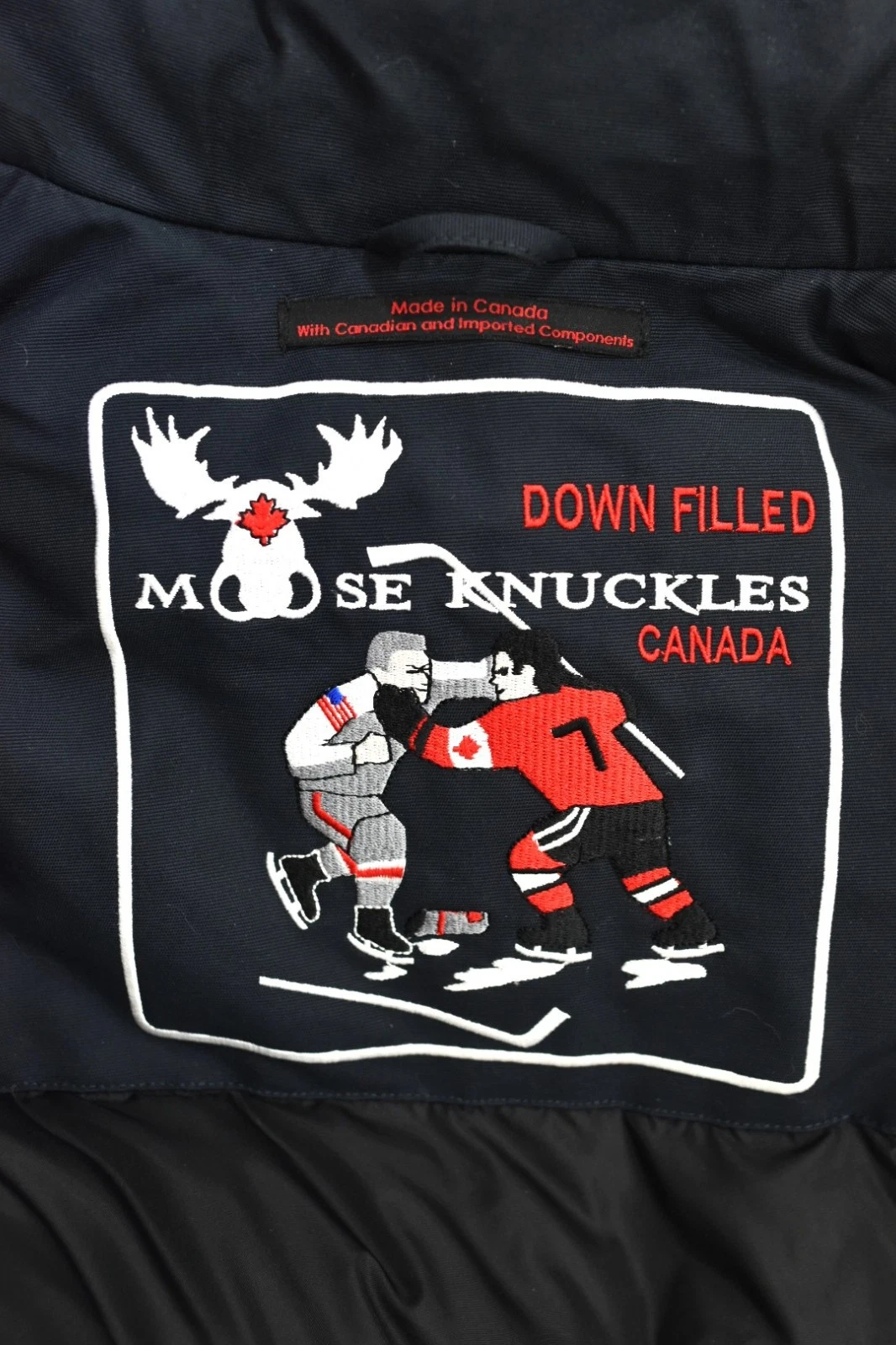 *RARE* Moose Knuckles Stirling Parka, Genuine Fox Fur, Made in Canada - product detail image 6