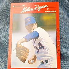 1990 Donruss Nolan Ryan #166 Texas Rangers Baseball Trading Card