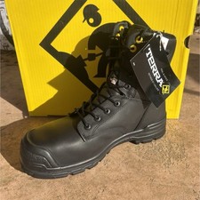 Terra Paladin Composite Safety Toe Work Boots Black TR02988B BLK Men's 10.5 M