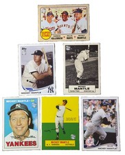 2021 Topps X Mickey Mantle Collection Baseball Cards Checklist 25