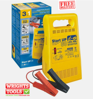 GYS - 3 in 1 Anlasser, Ladegerät, Tester 12 V Startup 80 Laden bis 170 Ah