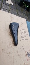 BMX  ORIGINAL SEAT SADDLE  1980'S BLACK OLD RARE VINTAGE RALEIGH BURNER