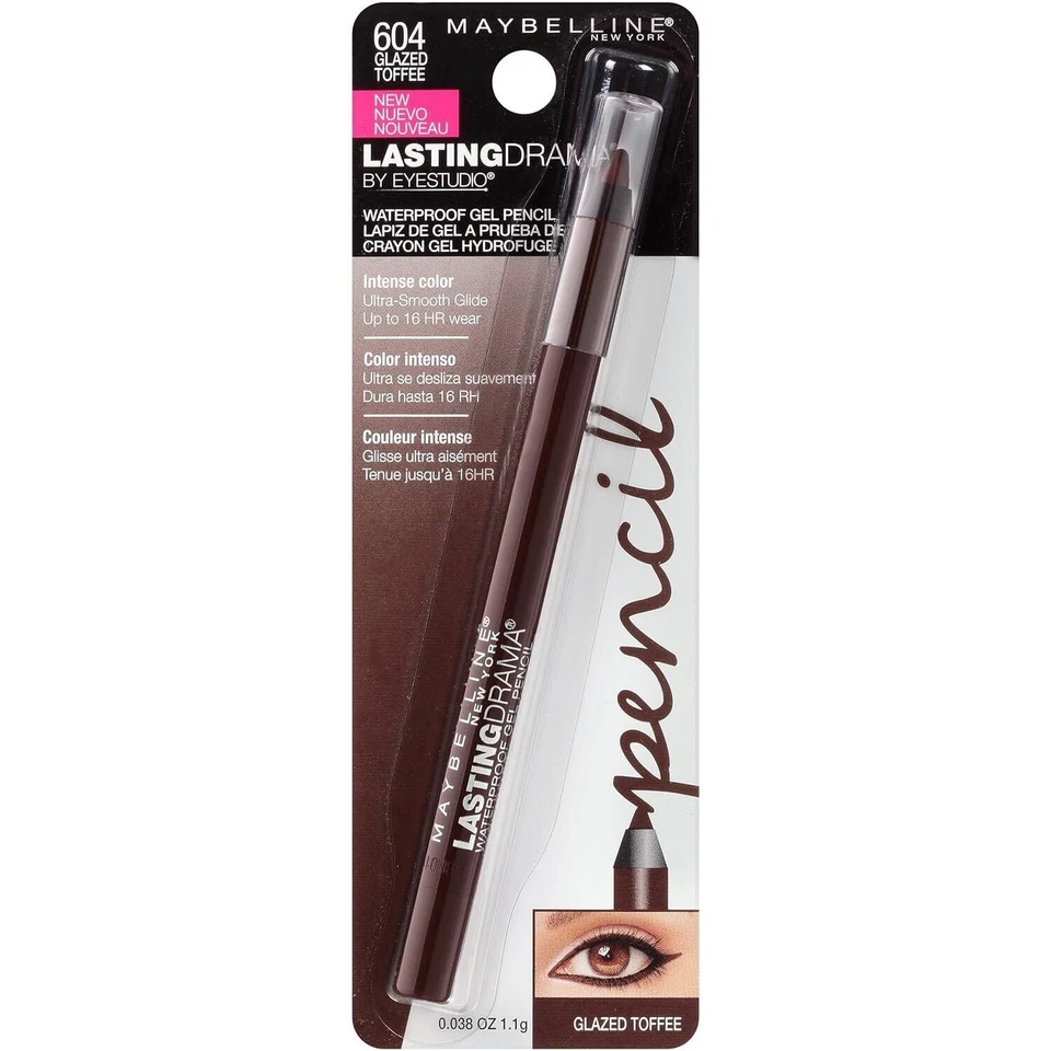 Maybelline Eyestudio Lasting Drama Waterproof Matte Gel Pencil Brown Eyeliner - Image 2 of 4
