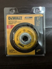 DeWalt 3" x 5/8"-11 Arbor Carbon Knot Wire Cup Brush (DW4910)