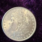 🚚⚡️🔥BEAUTIFUL AU-BU 👀🔥1900 Morgan Silver Dollar Coin 1250