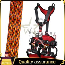 Care Full Body Harness Arborist Climbing Rope 11.7mm 24 Strand and Tree