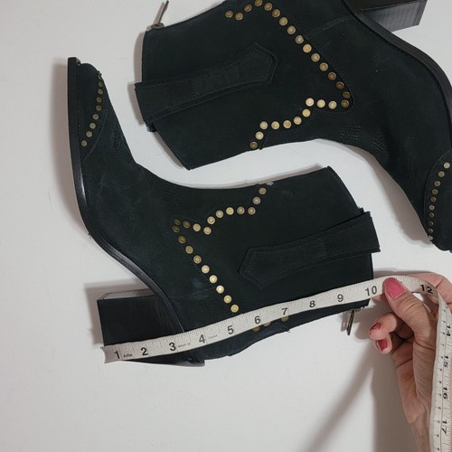 Zadig & Voltaire Cara Nieten Stiefel Damen 9 Wildleder Boho Cowgirl Country Neu - Bild 9 von 12
