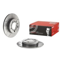 2X Brembo Bremsscheiben 245Mm Geschlitzt Voll Hinten Passend FÜR Audi A4 Seat