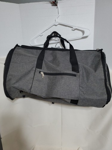 Convertible Travel Garment Duffel Gym Overnight Carry On Bag Shoe Compartment - Picture 1 of 8