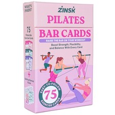 75 Pilates Bar Exercise Cards Create Home Workouts that Sculpt and Tone 3 x