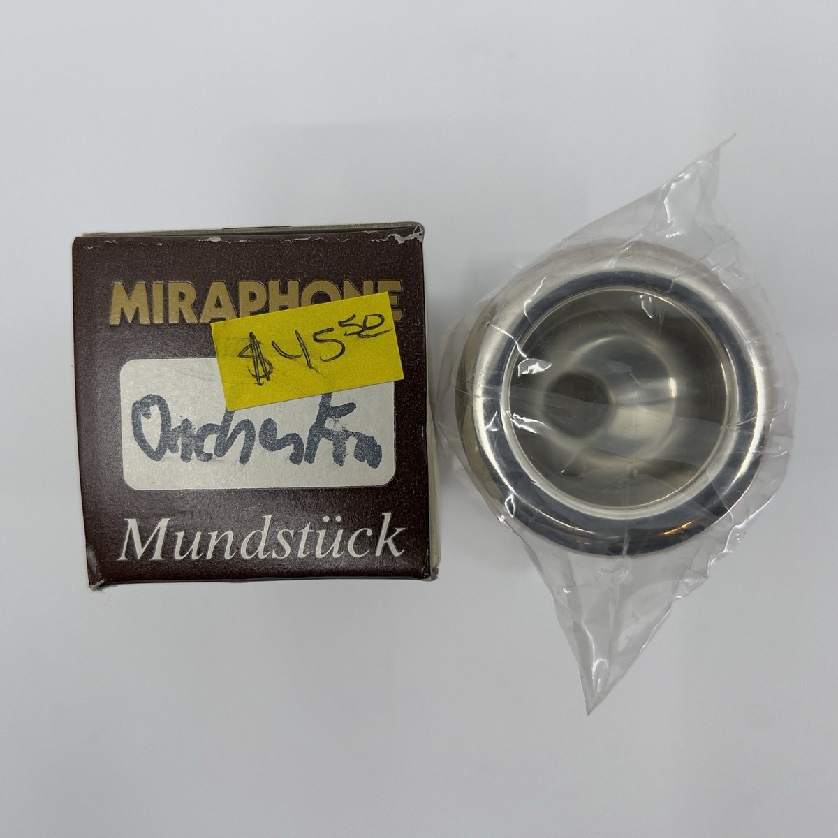 ミラフォン MIRAPHONE ROSE ORCHESTRA TU25 Miraphone Tuba Mouthpiece TU25 Rose Orchestra Silver