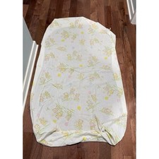 Vintage Crib Sheet Teddy Bears Balloons Fitted