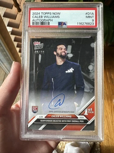 2024 Topps Now Caleb Williams Autograph/99 #D-1A