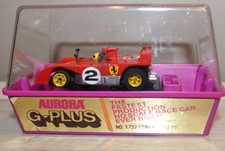 AURORA AFX G-PLUS FERRARI 312 PB 1732 SLOT CAR HO SCALE NOS BANDED