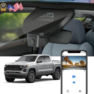 Fitcamx 4K Dash Cam Suitable for Chevy Colorado 2023 2024 2025 with Auto-Dimm..