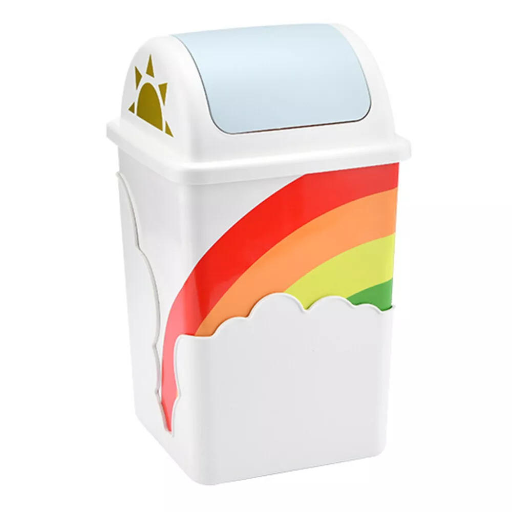 Waste Paper Basket Nursery Trash Can Creative Trash Can Small