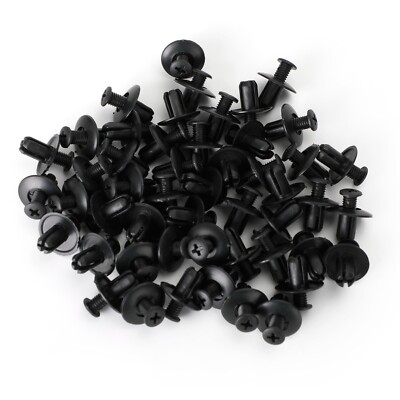 50x 8mm Fairing Clip Screw Rivets Panel Trim for Suzuki GSX