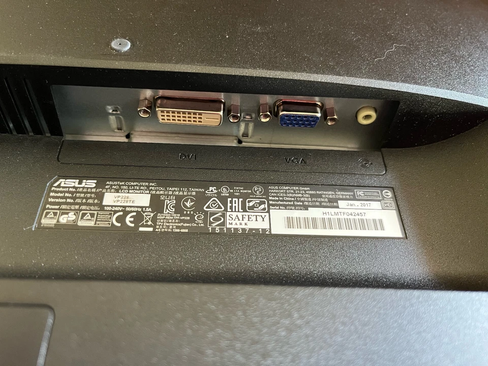 ASUS VP228TE Gaming Monitor - 54,61cm (21,5") FHD (1920x1080) - Bild 2 von 3