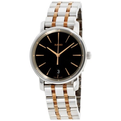 Rado DiaMaster M R14089163 Black Dial Stainless Steel Women's Watch