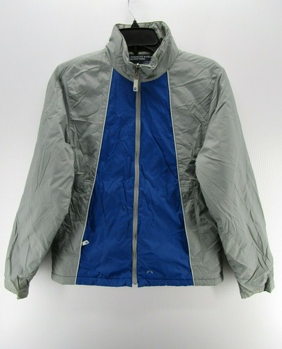 Gray Windbreaker Filled Ski AE77 Retro 