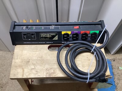 Monster Power PowerCenter HTS1000 Home Theater Power Surge Protector 