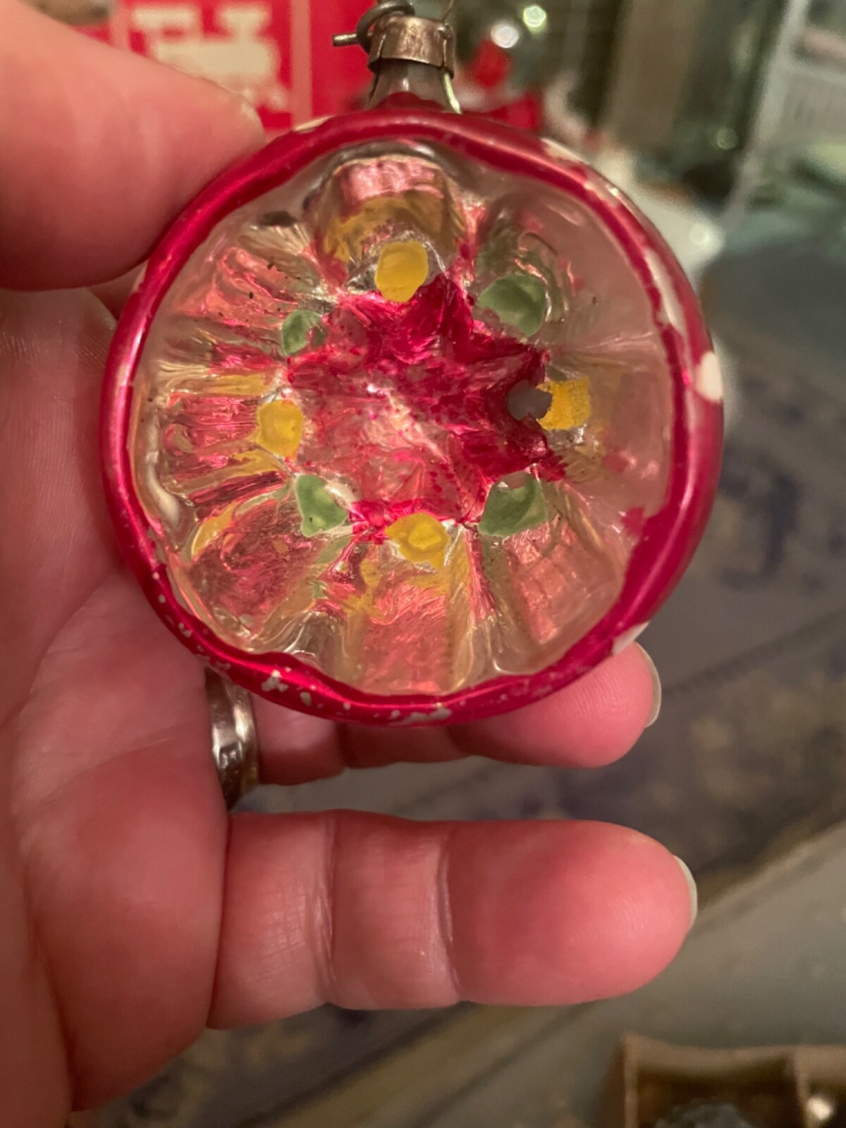 BOX of Mixed 12 SHINY BRIGHT Glass Christmas Ornaments Vintage eBay