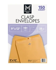 Member's Mark Clasp Envelope 9" x 12" (150 Counts) ~ BRAND NEW