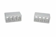 Royal Hooks Billet Aluminum Hood Bumpers Raw for Wrangler TJ/JK RHO-12010-RW