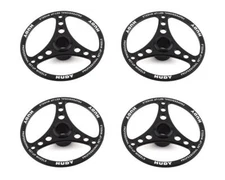 Hudy 1/8 On-Road Aluminum Set-Up Wheel (4) [HUD108070]