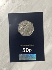 2019 Wallace & Gromit UK Brilliant Uncirculated Fifty Pence 50p coin -Rare