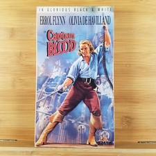 Captain Blood (VHS, 1991) - Errol Flynn and Olivia De Havilland Black and White