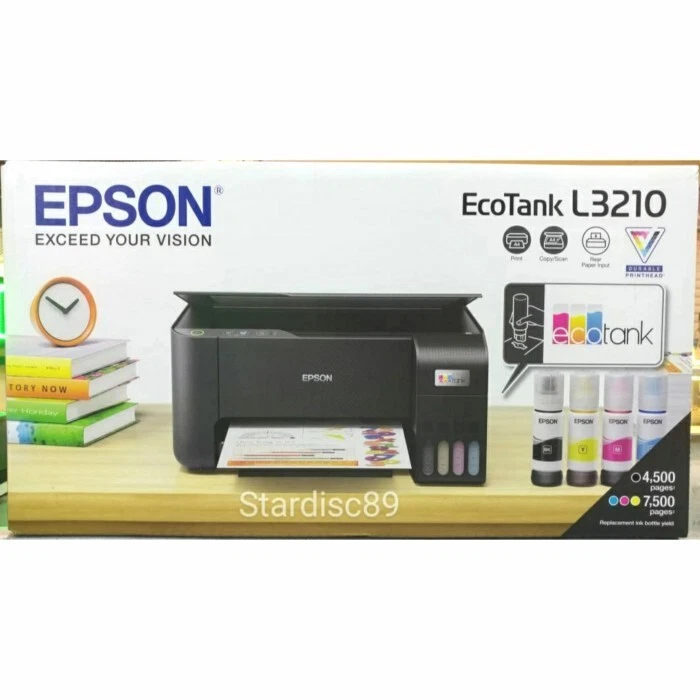 Epson EcoTank L3210 A4 All-in-One Ink Tank Printer (Print / Scan /Copy) - Image 4 of 4