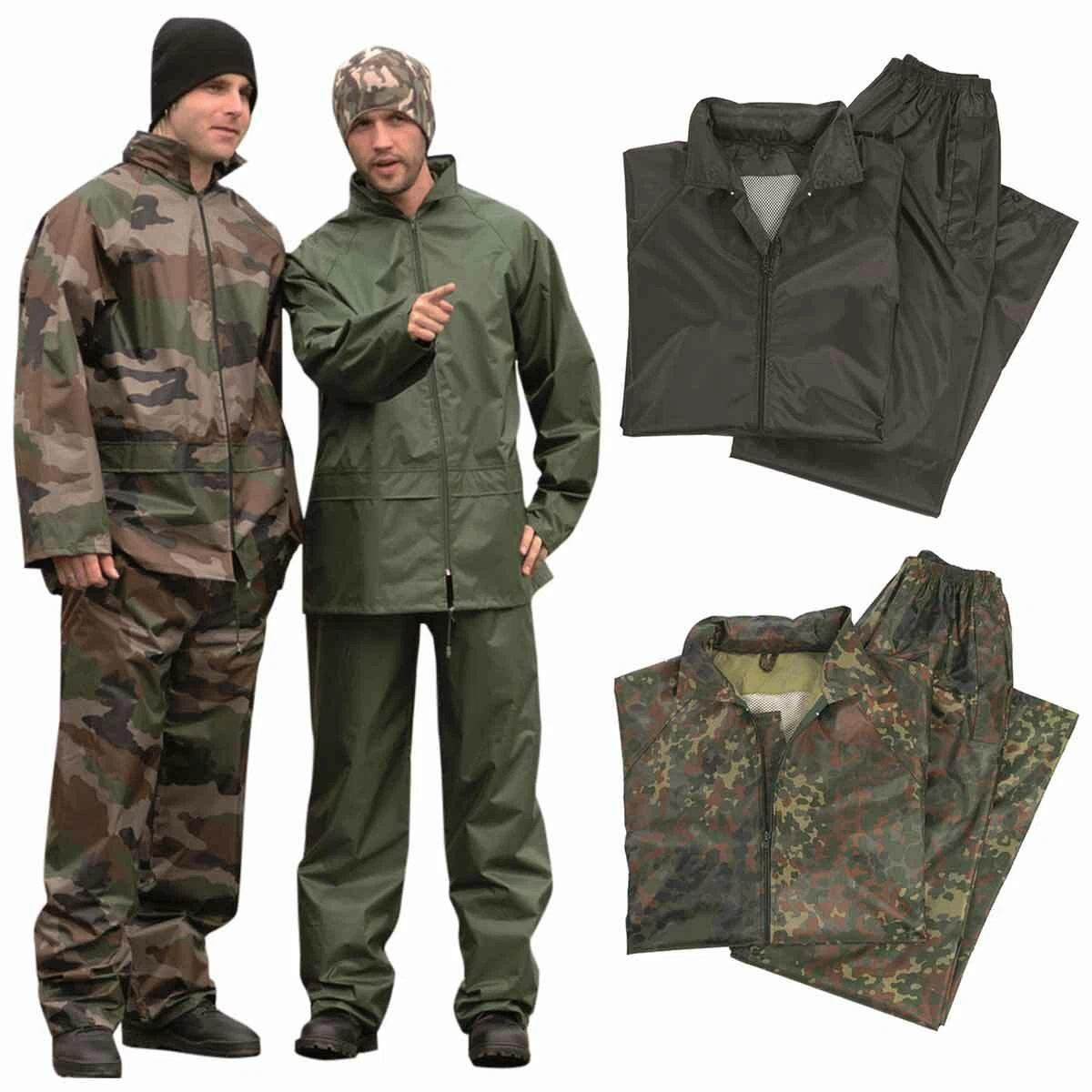 Military rain clearance gear