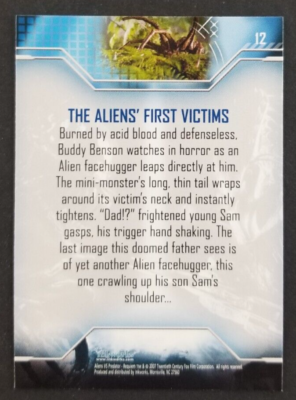 Aliens vs Predator Requiem 2007 Movie Inkworks Card #12 (NM) | eBay