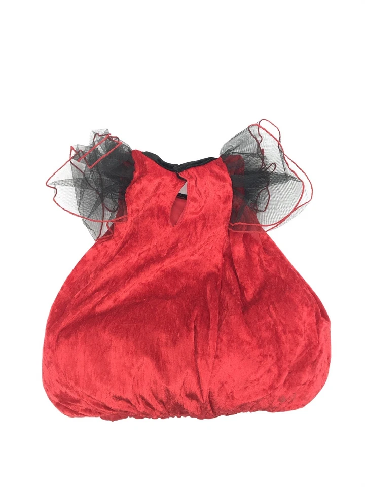 Disfraz de Halloween Ladybug negro y rojo 1-2 años. SIN cabeza ni zapatos Foto 3 de 4