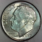 Nice  1949 D  Roosevelt dime $1 shipping inside the USA #7