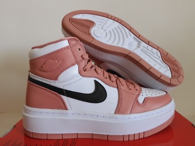 Nike Air Jordan 1 Elevate High Red Stardust-Black-Wht Womens Sz 11 [DN3253-601]