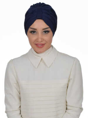 BO-07 Fertig Kopftuch Praktisch Hijab Bone 