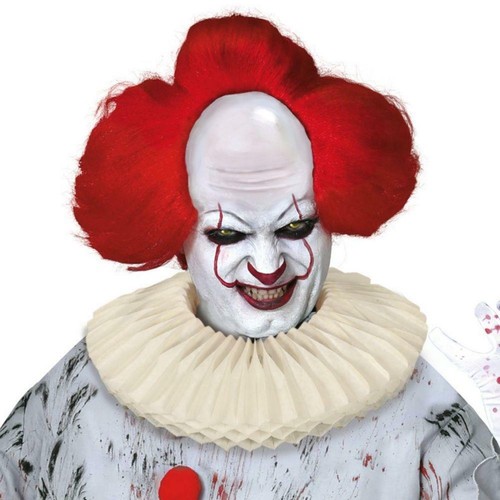 Paper Neck Ruff Collar Jabot Frill Clown Elizabethan Fancy Dress